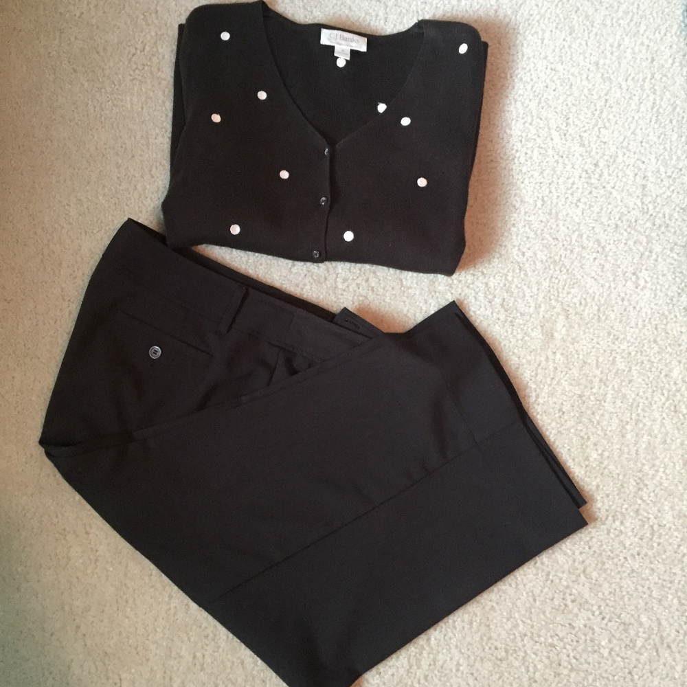 Cj Banks Sweater and Worthing Capri Outfit